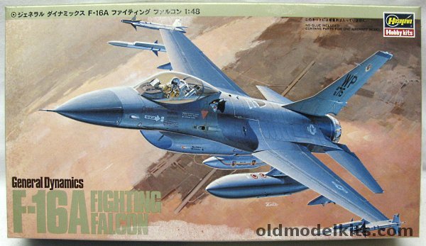 Hasegawa 1/48 General Dynamics F-16A Fighting Falcon - 35th TFS 'Wolf Pack' Kunsan AFB South Korea / 80th TFS 8th TFW Kunsan AFB / 811th Sqn Royal Netherlands Air Force Volkel AFB Netherlands (Holland), V1 plastic model kit
